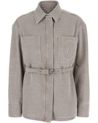 Fendi - Go To Jacket Denim - Lyst