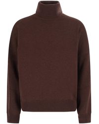 Brunello Cucinelli - Cashmere High-Neck Sweater - Lyst