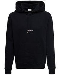 Saint Laurent - Felpa con cappuccio da - Lyst