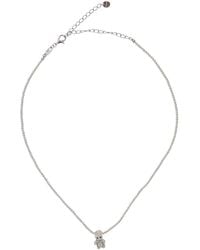 YVMIN - Woven Mini Rabbit Necklace With Mother-Of-Pearl For - Lyst