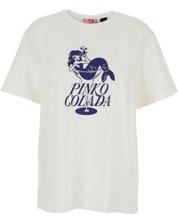 Pinko - T-Shirt Logo Print - Lyst