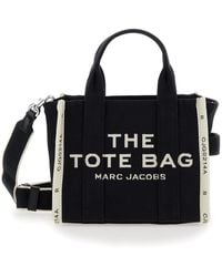 Marc Jacobs - Borsa A Mano 'The Small Tote' Con Logo Jacquard - Lyst