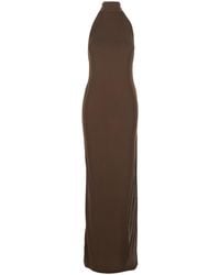 ANDAMANE - Long Dress 'Cleo' With American Neckline And Open Back In - Lyst