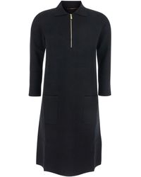 Max Mara - Abito 'Ere' Con Chiusura Con Zip Sul Fronte E Due Tasch - Lyst