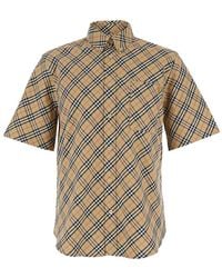 Burberry - Camicia Con Motivo Vintage Check All-Over - Lyst