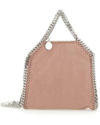 Stella McCartney - '3Chain' Tiny Tote Bag With Logo Engraved On Cha - Lyst
