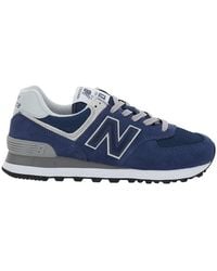 New Balance - Low Top Sneakers With Logo Patch On The Tongue And Ma - Lyst