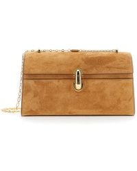 SAVETTE - 'Chain Symmetry' Crossbody Bag With Chain Strap And Turn - Lyst