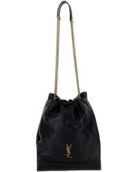 Saint Laurent - Crossbody Bag 'Jamie 4.3 Pochon' With Cassandre Plate On Front - Lyst