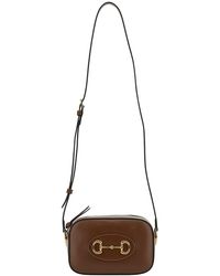Gucci - 'Small Horsebit 1955' Shoulder Bag With Horsebit Det - Lyst
