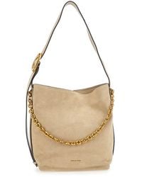MICHAEL Michael Kors - 'Nolita' Shoulder Bag With Chain Detail And - Lyst