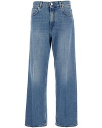 Haikure - Jeans With Five Pocket Design And Logo Patch On The Back - Lyst