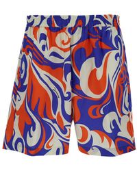 DSquared² - Multicolored Palm Beach Waves Shorts - Lyst