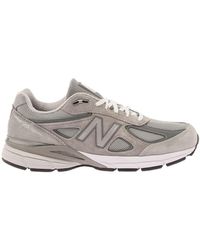 New Balance - '990' Low Top Sneakers With Logo Detail - Lyst