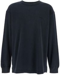 Purple Brand - Crewneck T-Shirt With Long Sleeves And Tonal Logo - Lyst