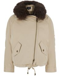 GIOVANNI PARIS - Parka With Hood And Front Closure - Lyst