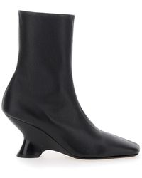 Dries Van Noten - Ankle Boots With Rounded Toe - Lyst