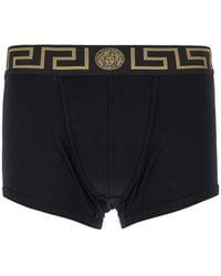 Versace - Greca Border Low Rise Boxer Trunks - Lyst