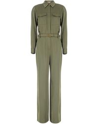 MICHAEL Michael Kors - Jumpsuit 'Satin Ls Jumpsuit' With Long Slee - Lyst