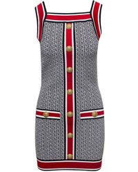 Balmain - Paris Mini Dress - Lyst