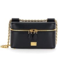 Dolce & Gabbana - Borsa A Tracolla 'Sicily Cube' Con Placca Logo Sul Fro - Lyst