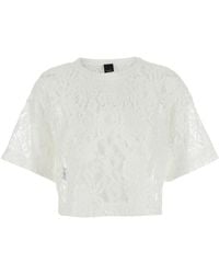 Pinko - Top Damigiana Lace - Lyst