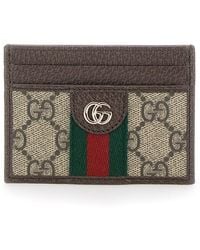 Gucci - Card Holder 'Ophidia' With Web Detail - Lyst