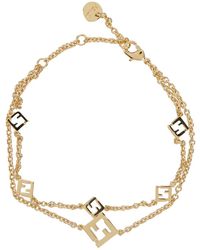 Fendi - 'Forever -Colored Bracelet With Lobster Clasp And Ff - Lyst