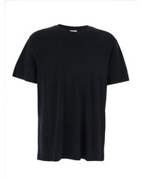 Calvin Klein - T-Shirt With Tone-On-Tone Logo - Lyst