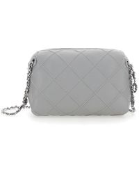 Tory Burch - Borsa A Spalla 'Fleming' Con Tracolla A Catena E Trapuntatu - Lyst