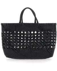OSOI - Borsa A Mano 'Biscuit Tote' Con Doppi Manici Rotondi E Design Int - Lyst