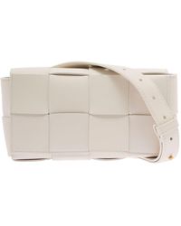 Bottega Veneta - 'Casettte' Mini Belt Bag With Intreccio Motif In - Lyst