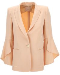 Twin Set - Blazer With Wide Sleeves - Lyst