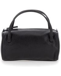 NOTHING WRITTEN - Handbag With Leather Handles And Zip Closure - Lyst