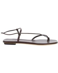Soeur - Leather Sandals With Logo Imprinted On Insole For - Lyst