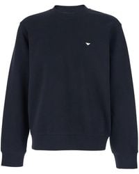 Emporio Armani - Crewneck Sweatshirt Cotton-Blend - Lyst