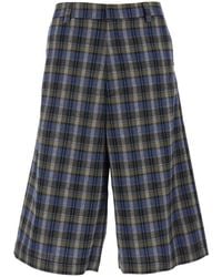 ERL - Check Shorts Woven - Lyst