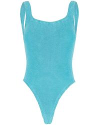 Hunza G - One-Piece Swimsuit Square - Lyst