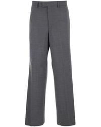 Emporio Armani - Tailored Trousers With Back Welt Pocket - Lyst