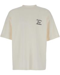 Drole de Monsieur - Crew Neck T-Shirt With Print - Lyst