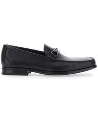 Ferragamo - Loafers With Gancini Detail On The Front - Lyst