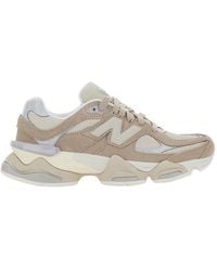 New Balance - Sneakers 9060 With Rubber Sole And Embroidered Logo - Lyst
