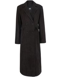 ROTATE BIRGER CHRISTENSEN - Double-Breasted Coat With Wide Lapels - Lyst