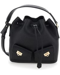 Ferragamo - Borsa A Tracolla Con Tracolla Regolabile E Removibile E Un M - Lyst