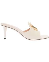 Gucci - Blondie 65mm Leather Mules - Lyst