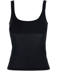 Max Mara - Top With Round Neck Viscose Tops - Lyst