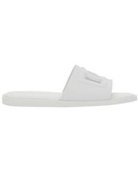 Dolce & Gabbana - Beachwear Logo Slides - Lyst