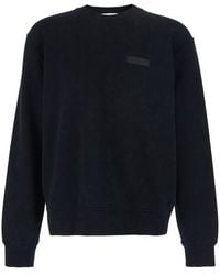 Givenchy - Crewneck Sweatshirt With Logo Patch On The Front - Lyst