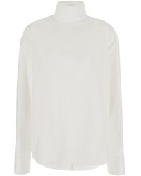 Givenchy - Back To Front Shirt With Plastron - Lyst
