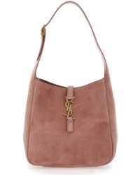 Saint Laurent - 'Le 5 À 7' Shoulder Bag With Hook Closure With Cassandre - Lyst